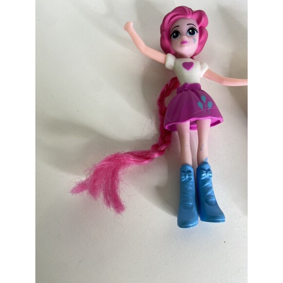 MLP My Little Pony Equestria Girls McDonalds Toy Doll Applejack Pinkie Pie Lot - Picture 5 of 10